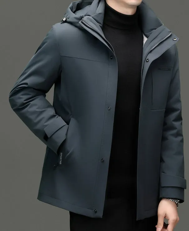 Stain-resistant Insulated Down Puffer Down Jacket for Outdoor Wear