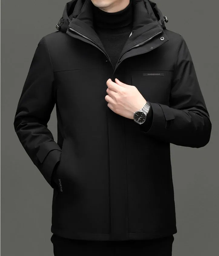 Stain-resistant Insulated Down Puffer Down Jacket for Outdoor Wear