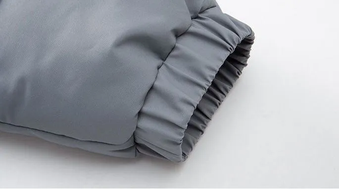 Stain-Resistant Windproof Padded Puffer Jacket in Trendy Gradient Color