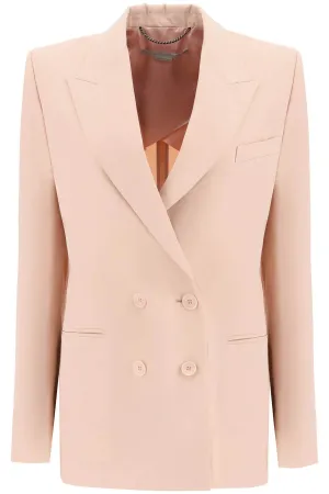 Stella mccartney linen blend double-breasted blazer