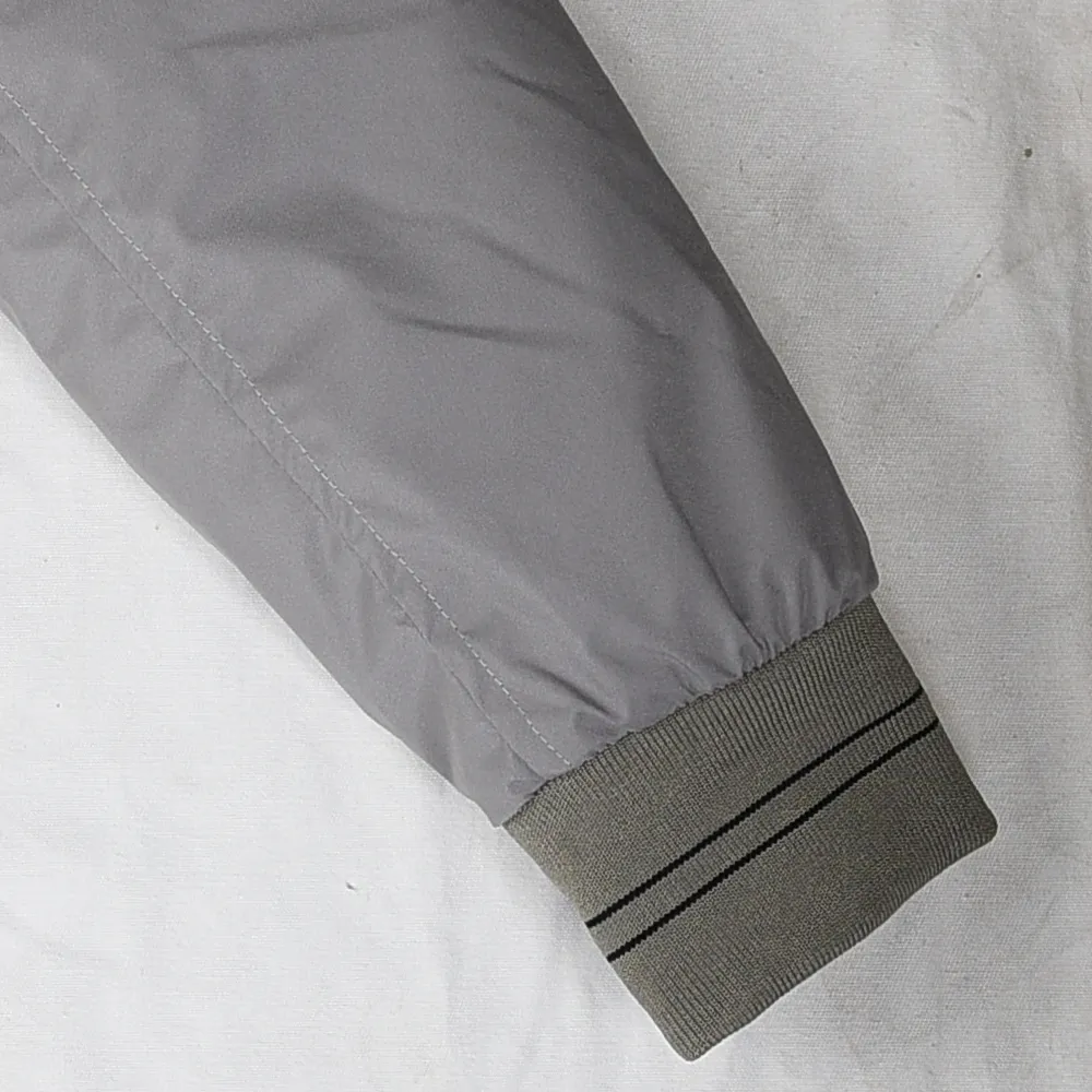 Stormy Gray Bomber Jacket