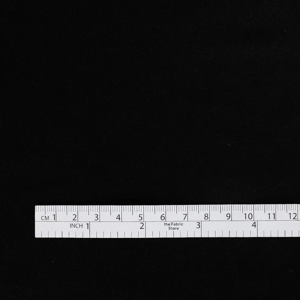 Stretch Poly / Merino Loopback - Black