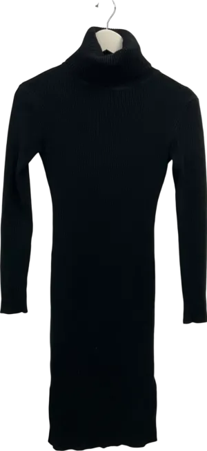 Style Addict Black Knit Midi Dress UK S