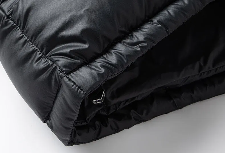 Stylish and Waterproof Hooded Down Jacket Perfect for Casual Wear