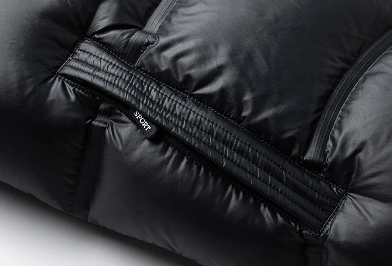 Stylish and Waterproof Hooded Down Jacket Perfect for Casual Wear