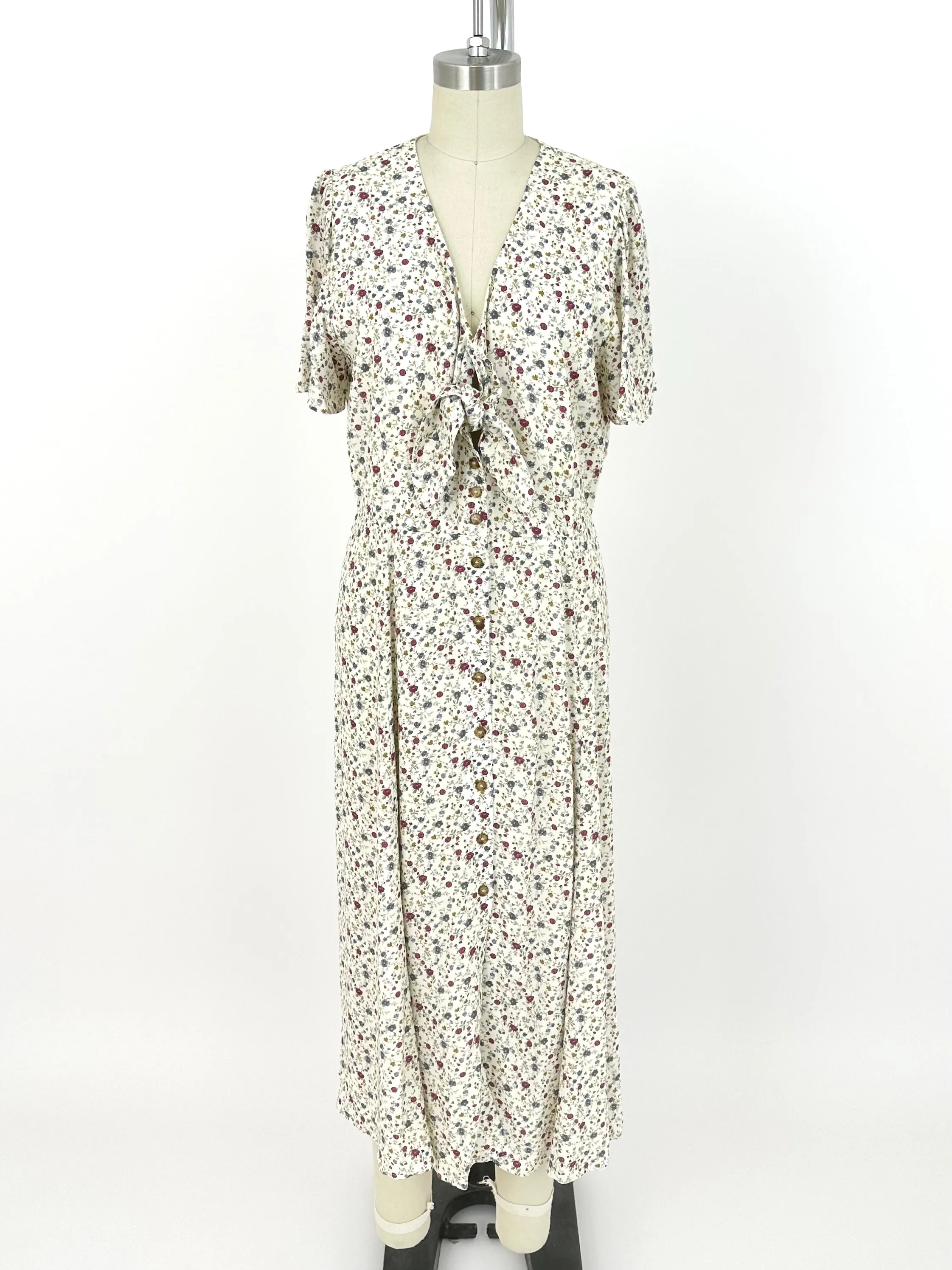 Sézane Floral Midi Dress