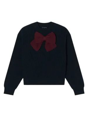 Tara Jarmon Phoebe Midnight Blue Wool Sweater