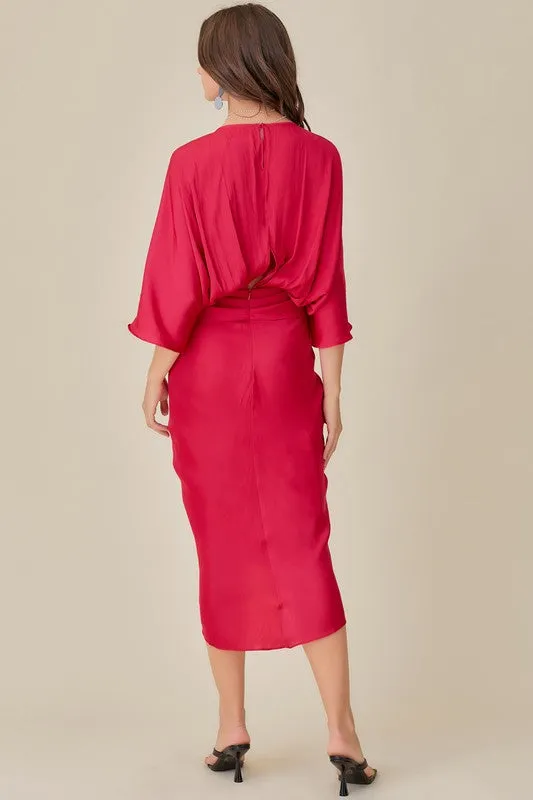 The Alex dress-Bright Berry