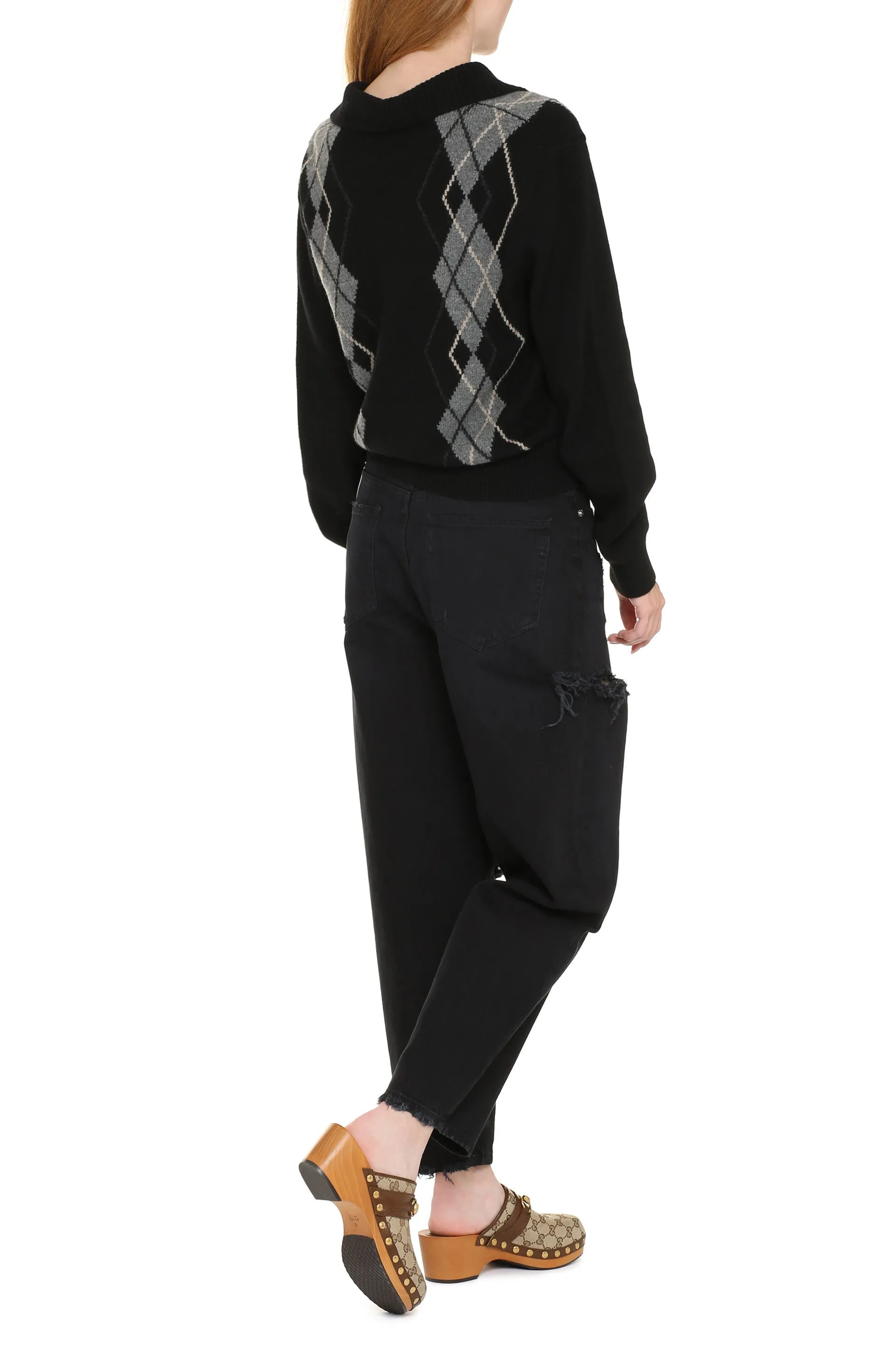 The Hana argyle sweater