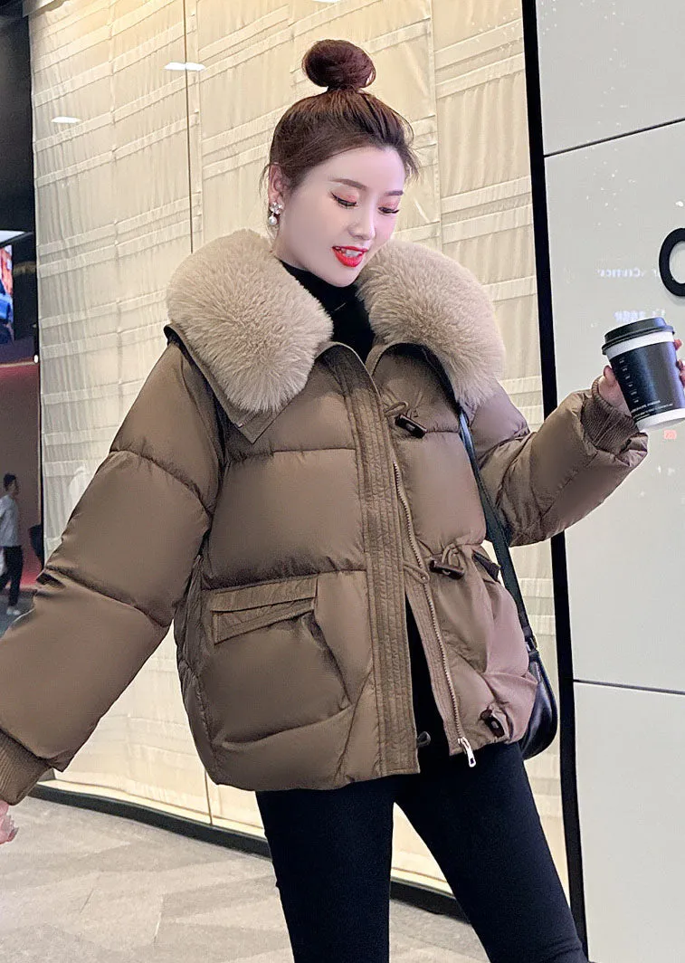 Thickened Waterproof Quilted Puffer Jacket for Women