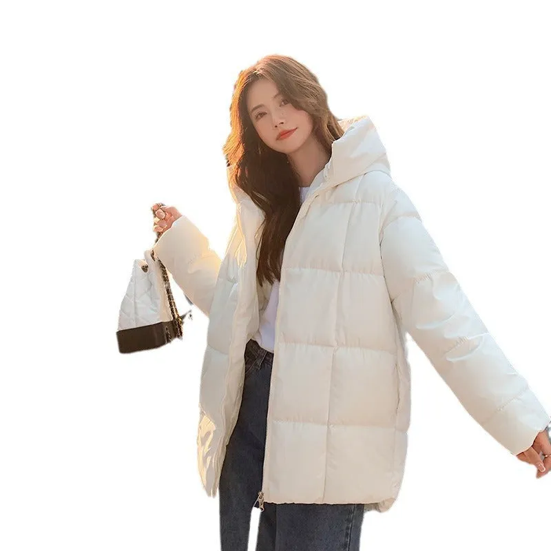 Thickened Windproof Quilted Raincoat for Fashionable Women