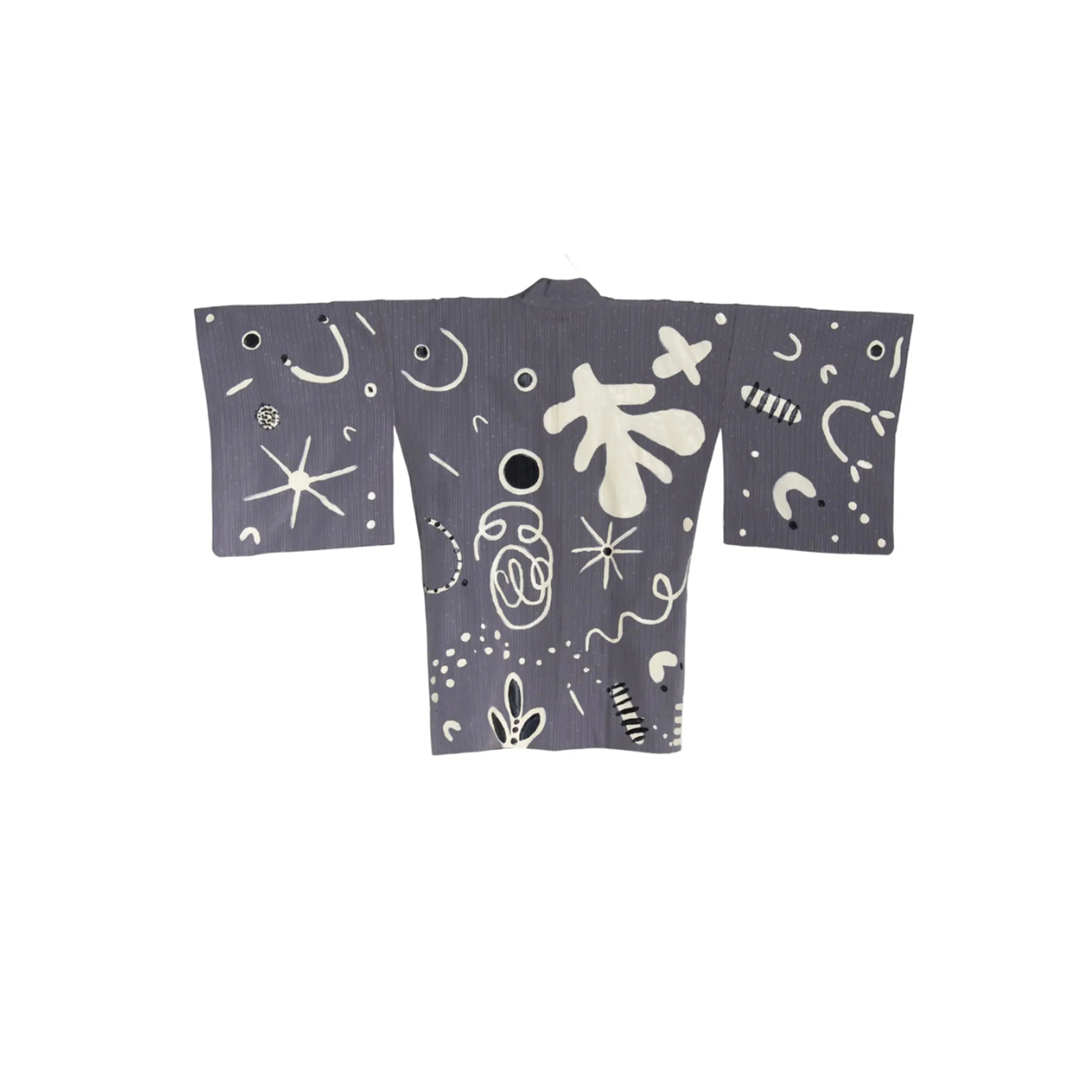 “Thingamagig” Reimagined Vintage Kimono - Kimono Zulu Artist x Shelbi Nicole Collab
