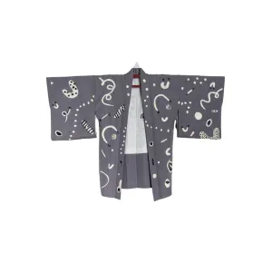 “Thingamagig” Reimagined Vintage Kimono - Kimono Zulu Artist x Shelbi Nicole Collab