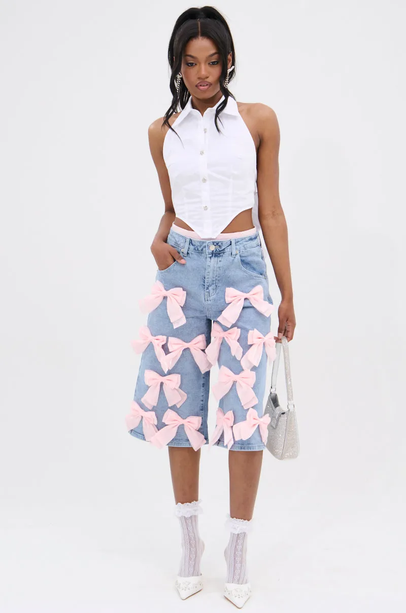 THINK AGAIN BUTTON DOWN TOP