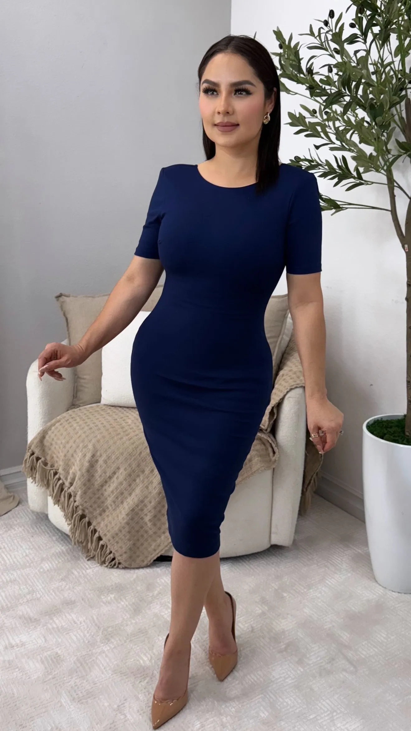 TIFFANY NAVY DRESS