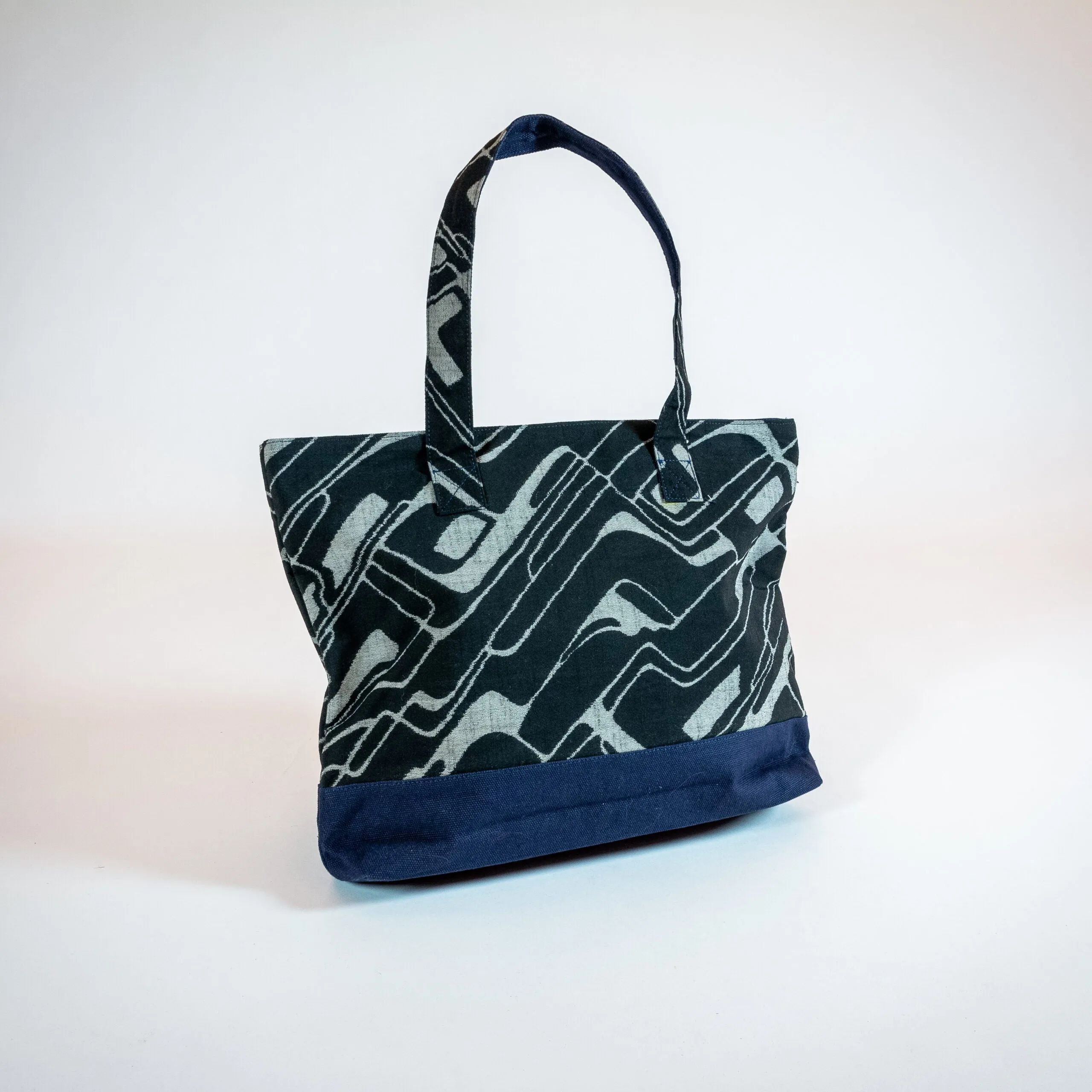 Tote Bag of Vintage Kimono Fabric