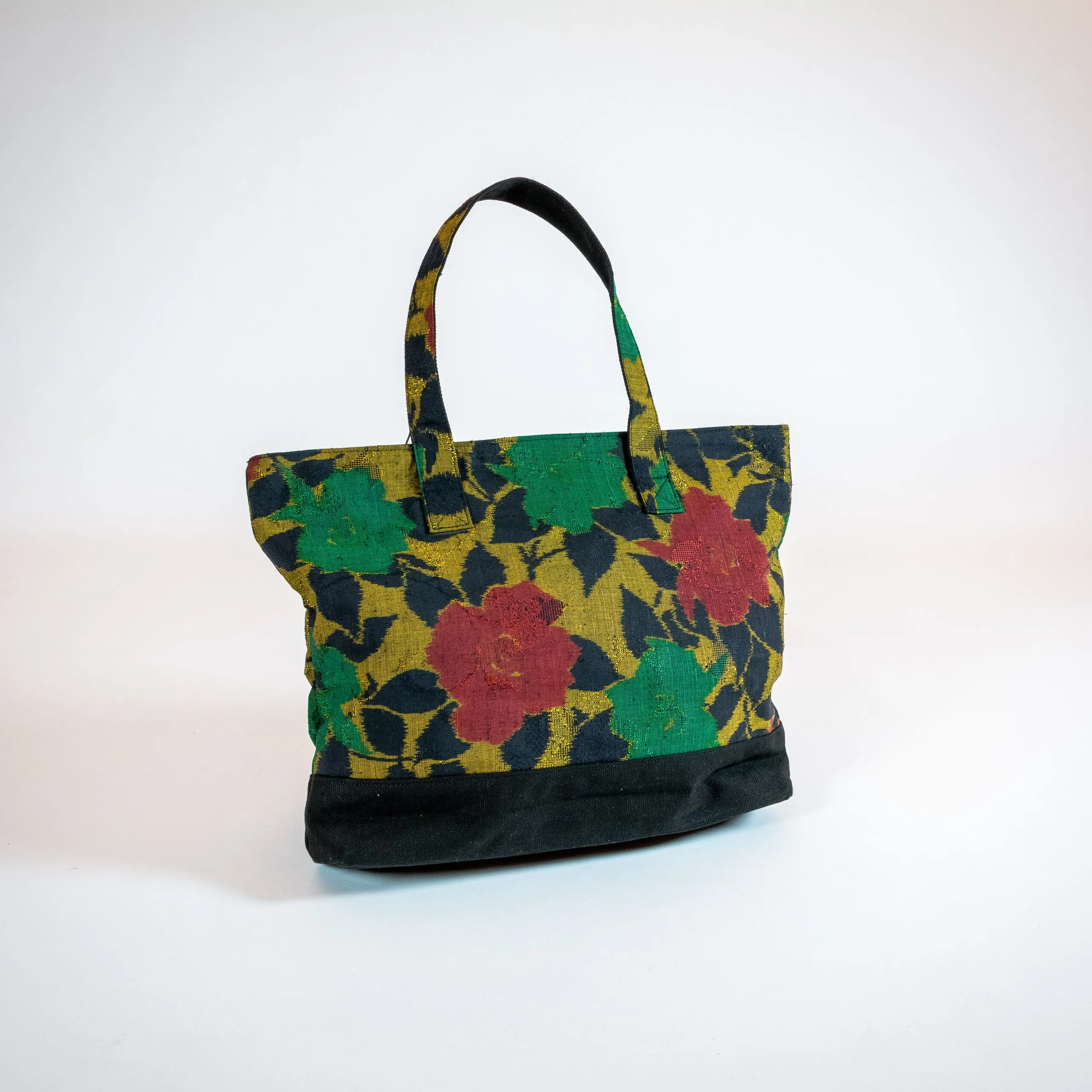 Tote Bag of Vintage Kimono Fabric