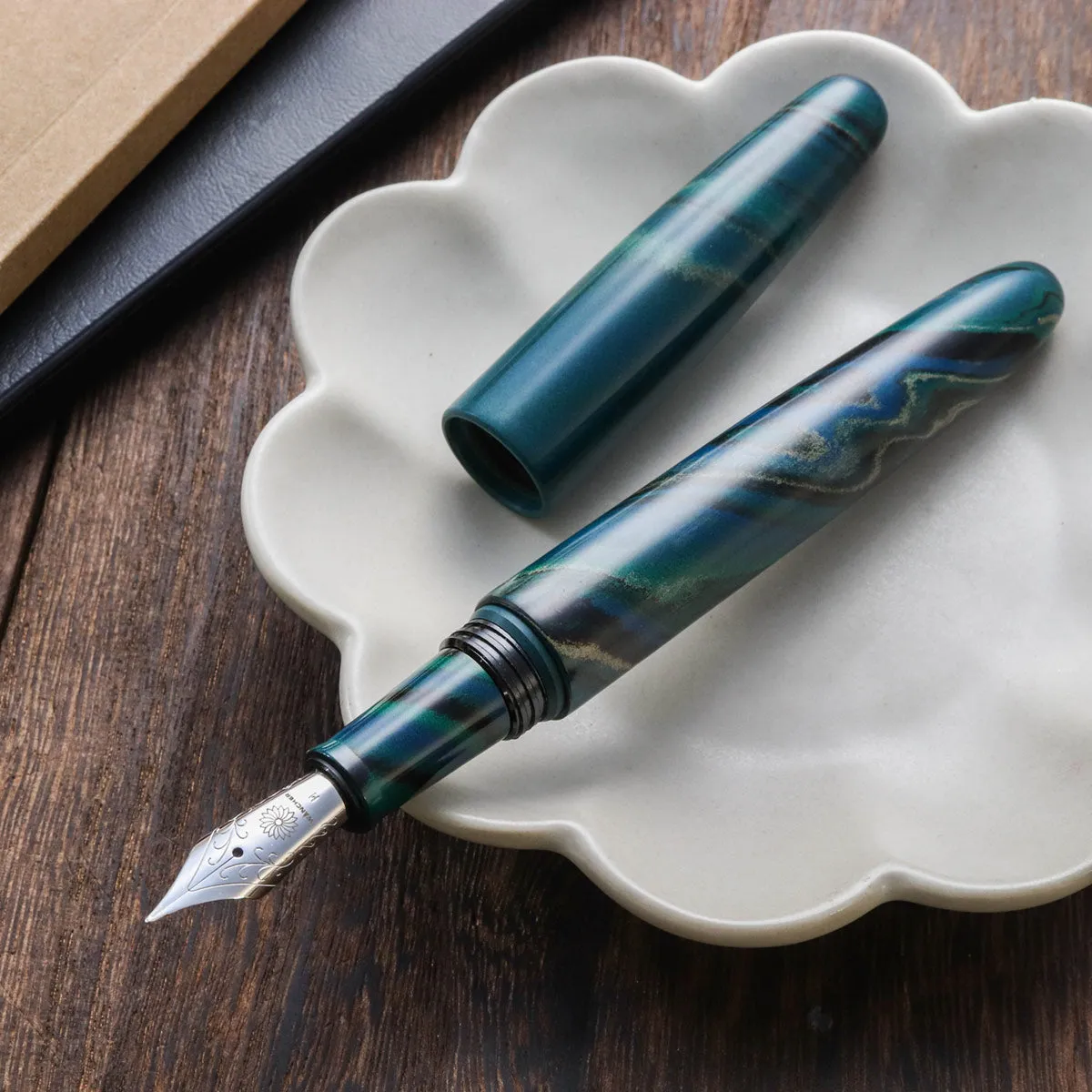 True Ebonite - Marble Green