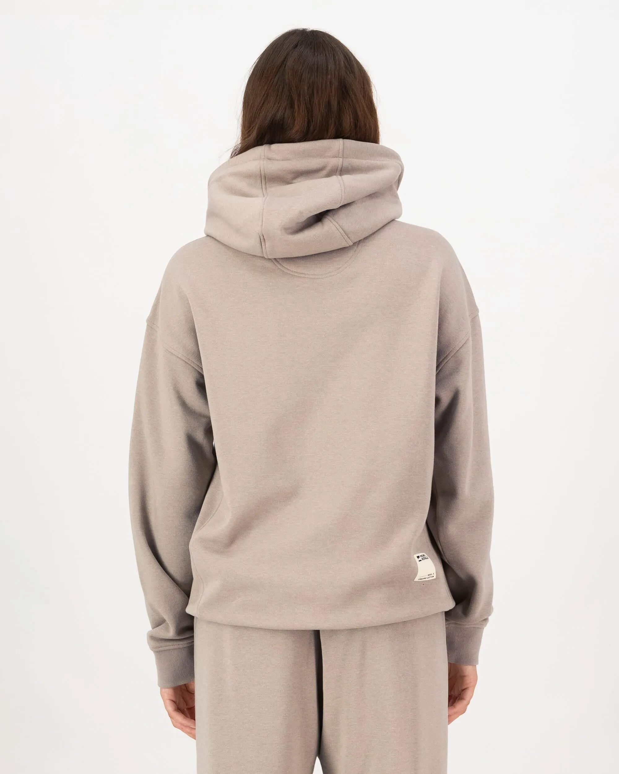 Verdant Merino Organic Cotton Hoody - Taupe