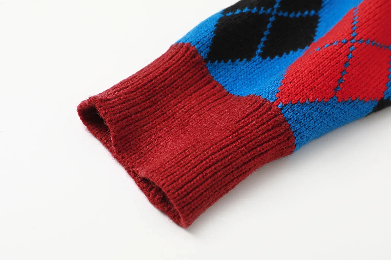 Vintage Argyle Plaid Sweater