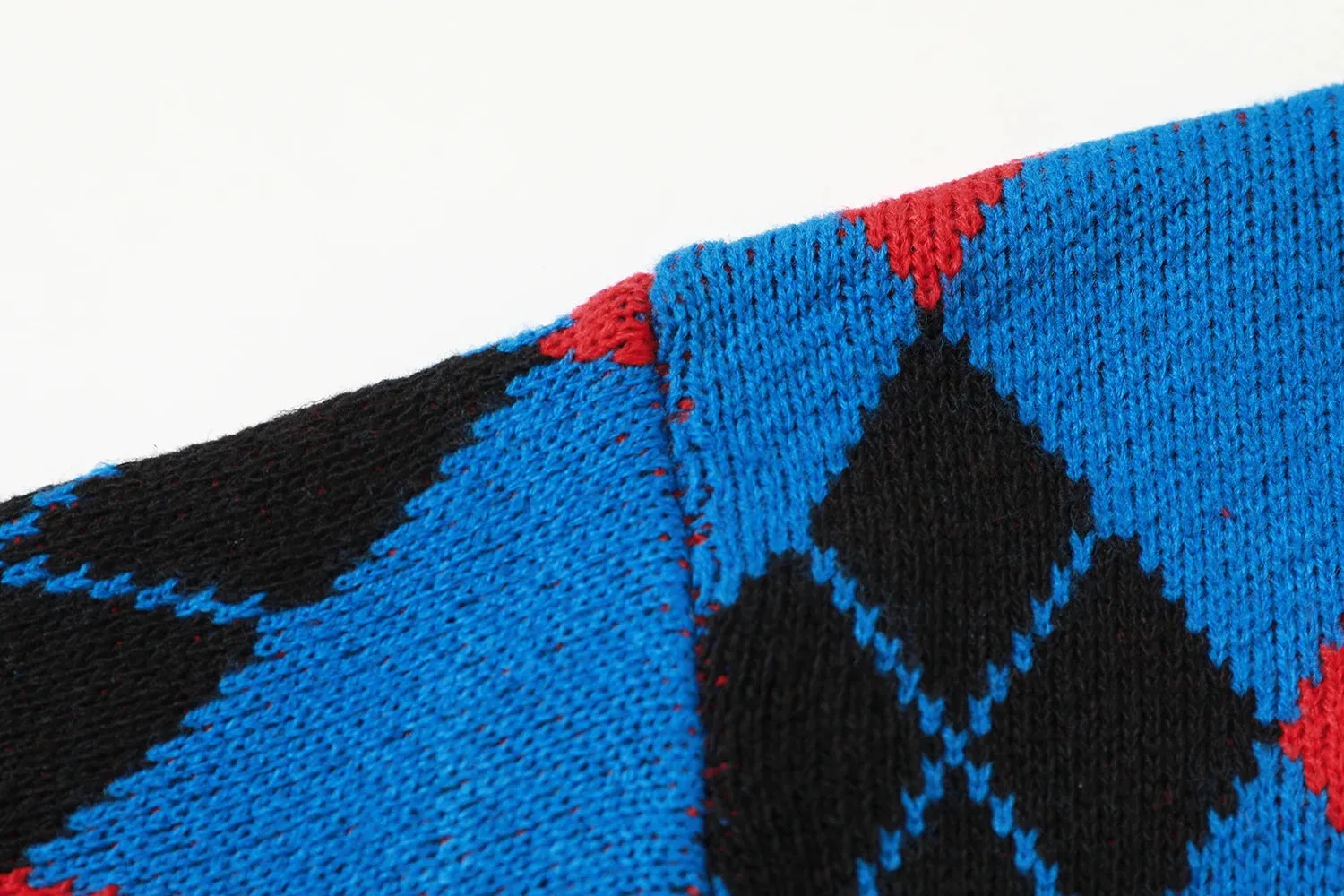 Vintage Argyle Plaid Sweater