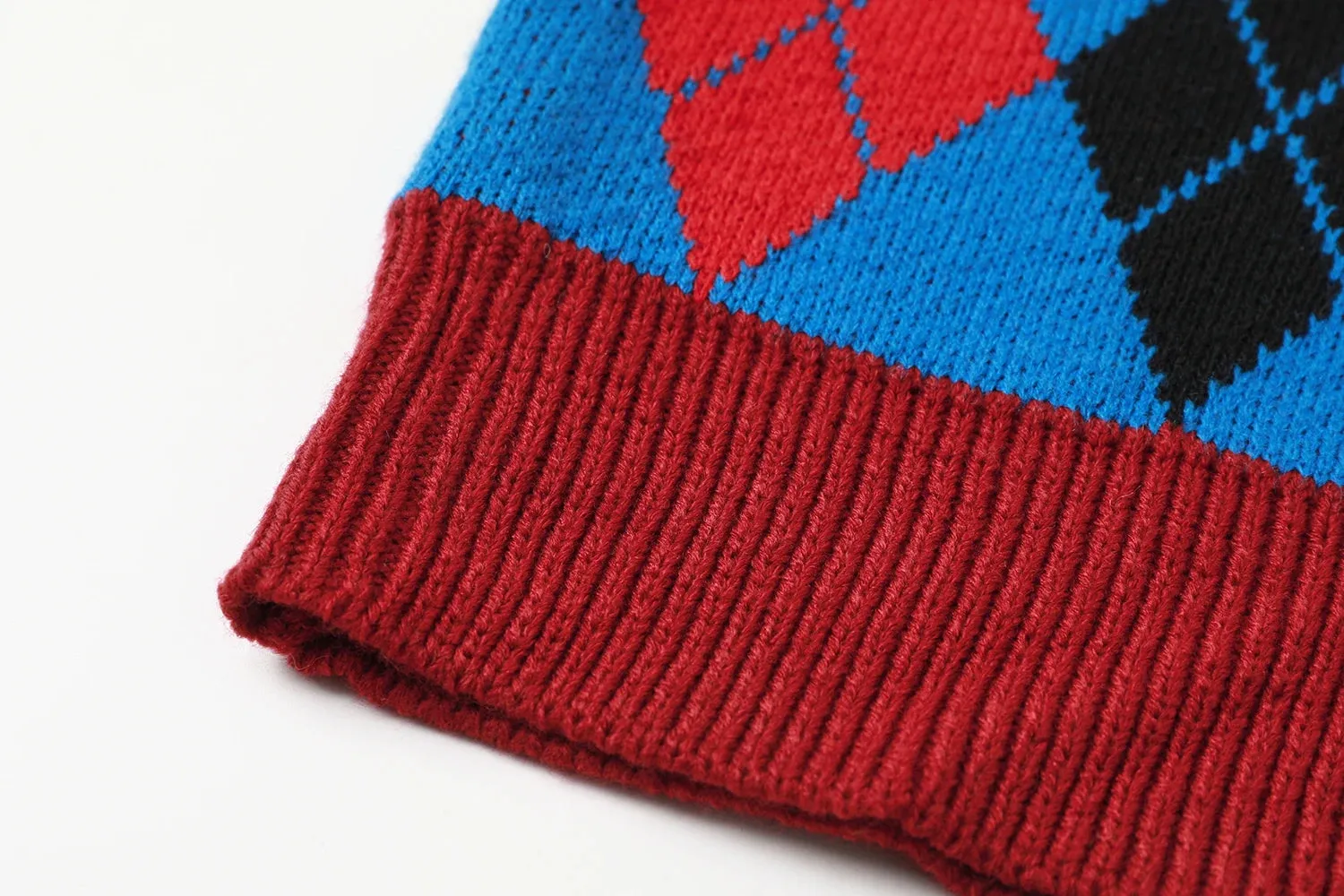 Vintage Argyle Plaid Sweater