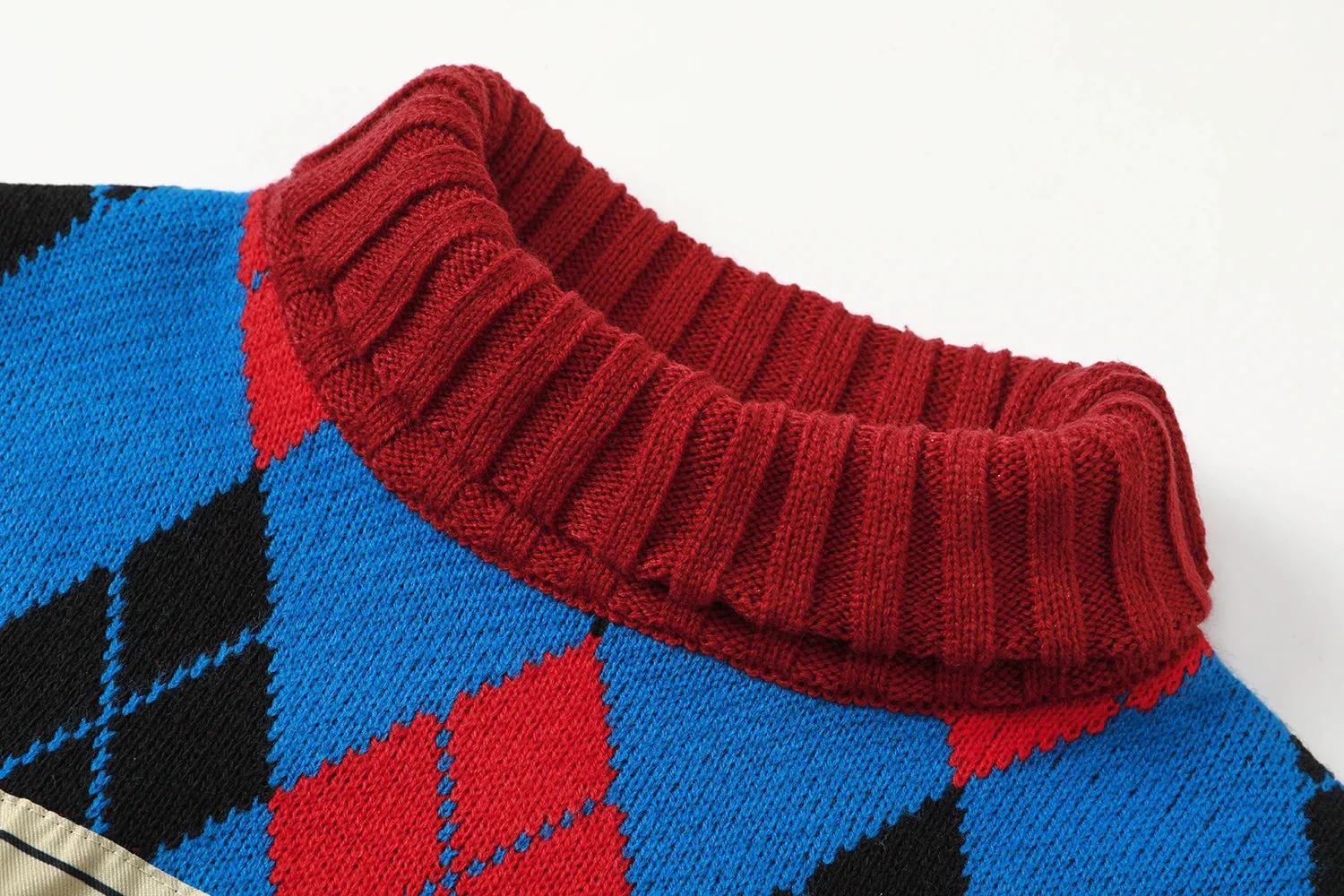 Vintage Argyle Plaid Sweater