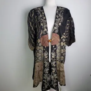 Vintage Embroidered Kimono Style Cardigan Size L/XL