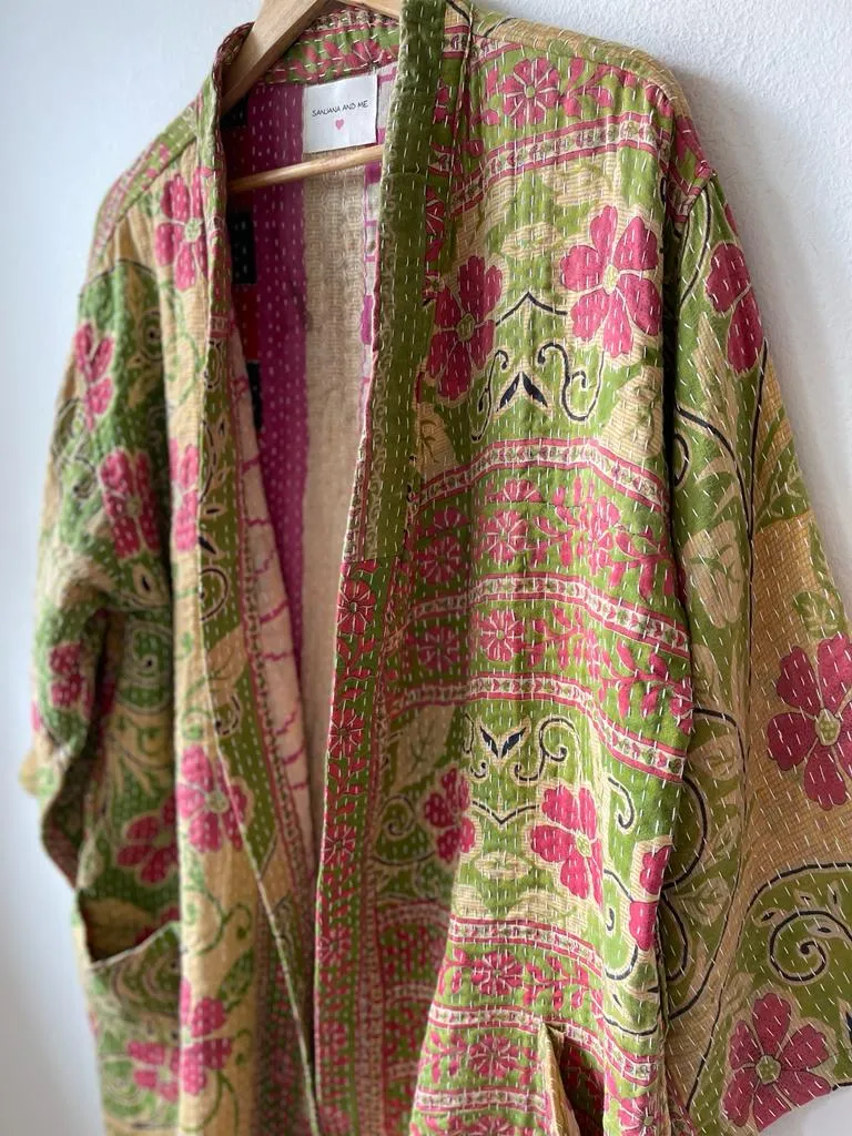 Vintage Kantha Kimono