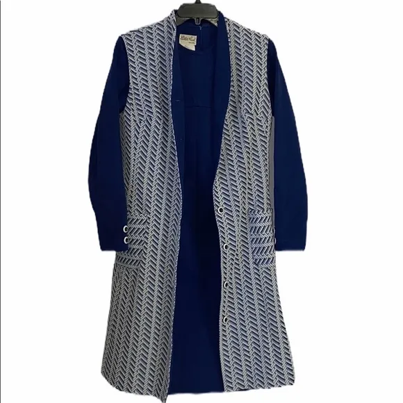 Vintage‎ Lester Paul Dress Long Jacket Kimono