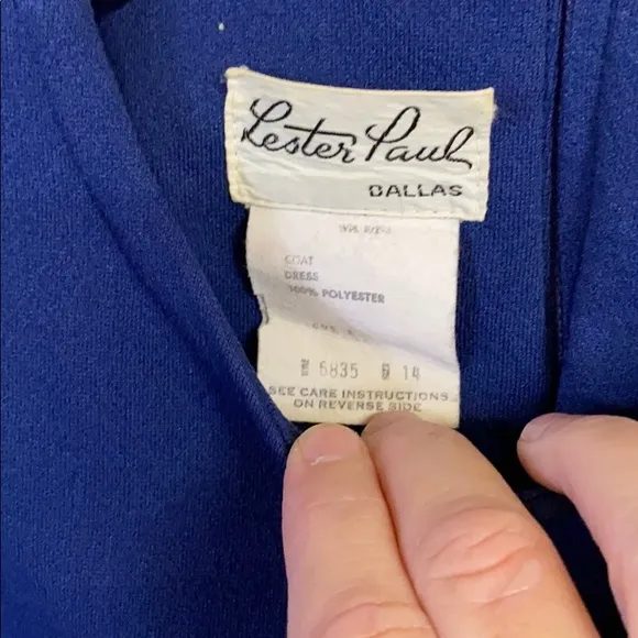 Vintage‎ Lester Paul Dress Long Jacket Kimono