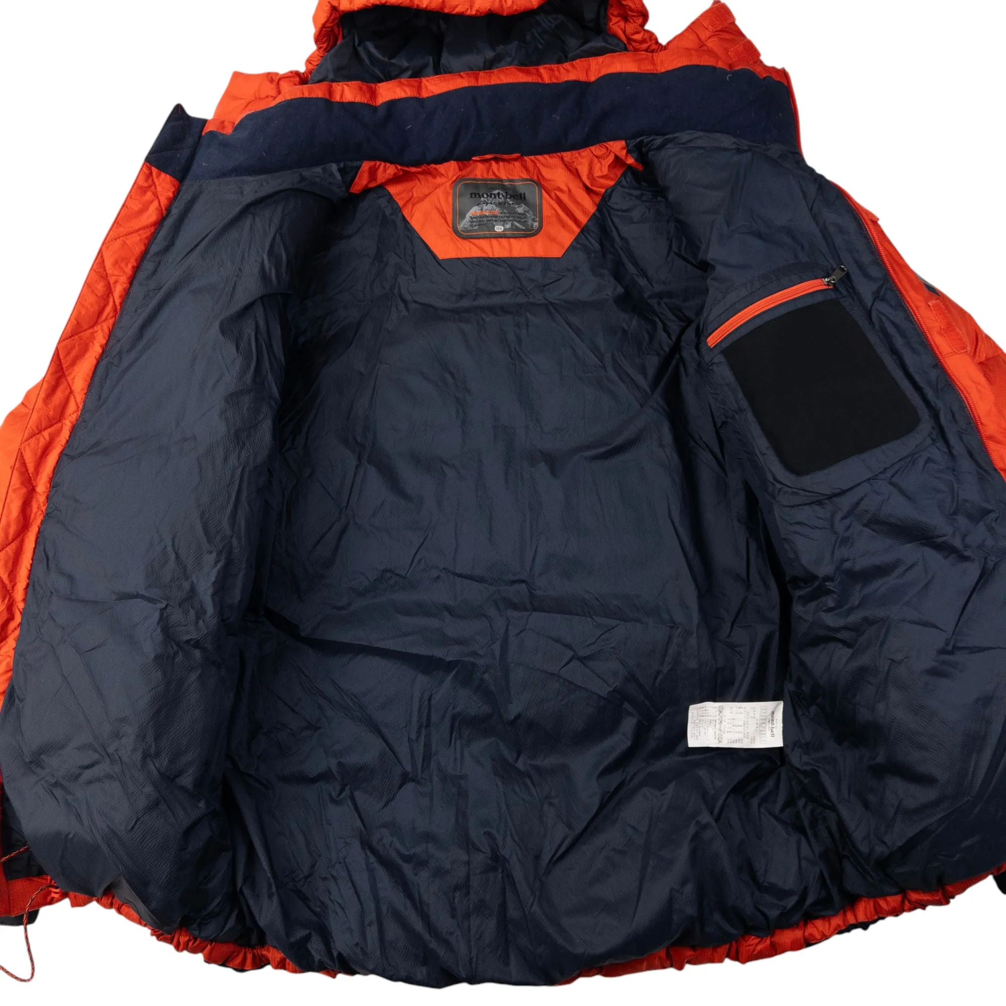 Vintage Montbell Zip Up Puffer Jacket Size L