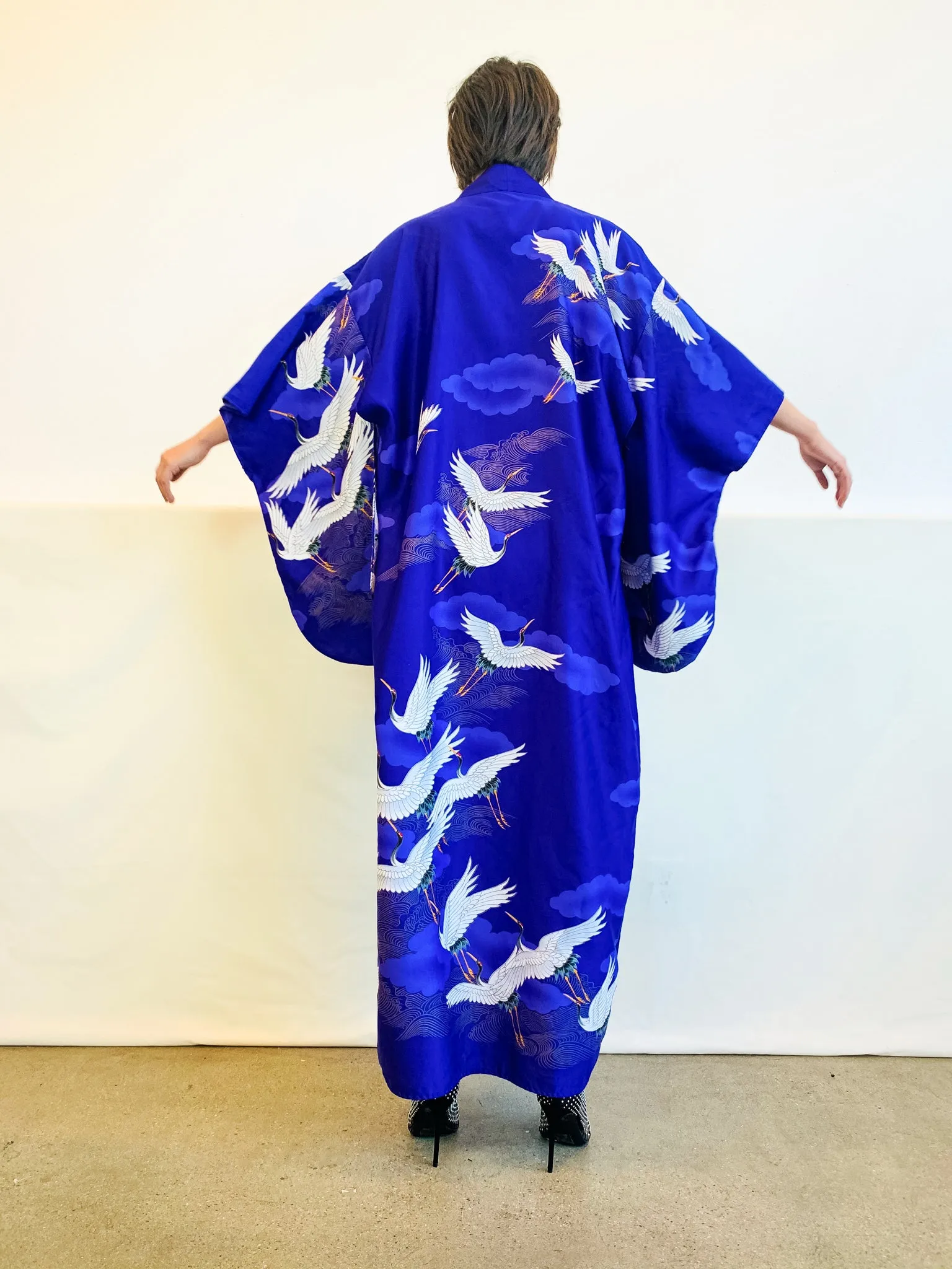 Vintage Night Flyer Kimono