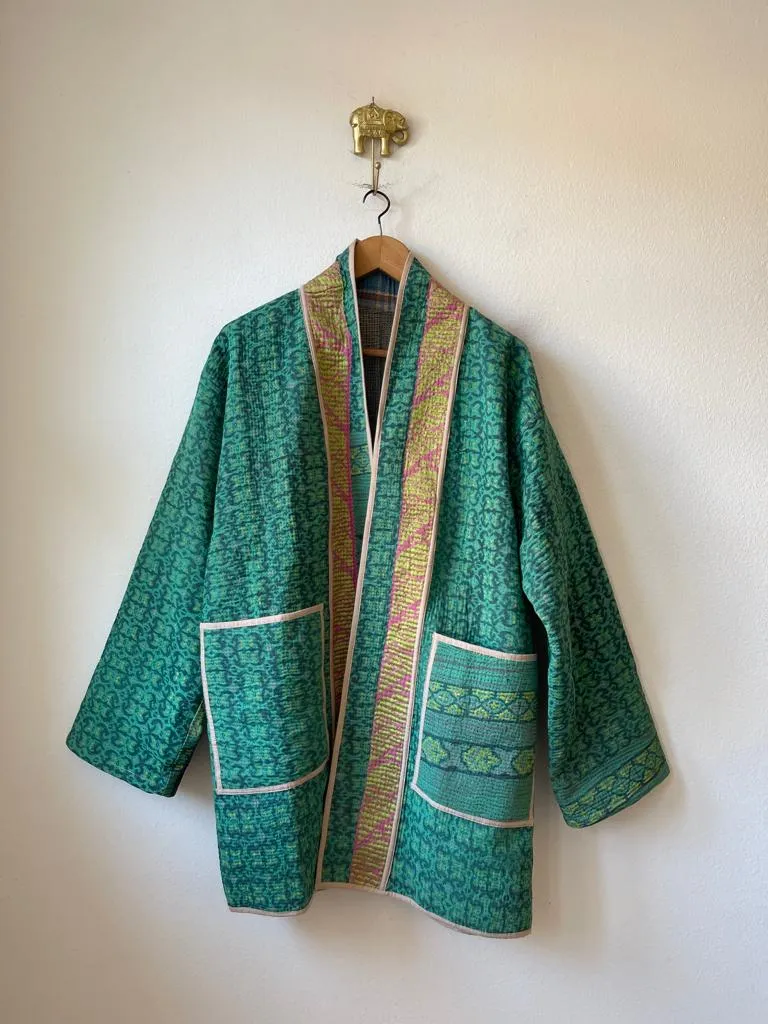 Vintage reversible kimono