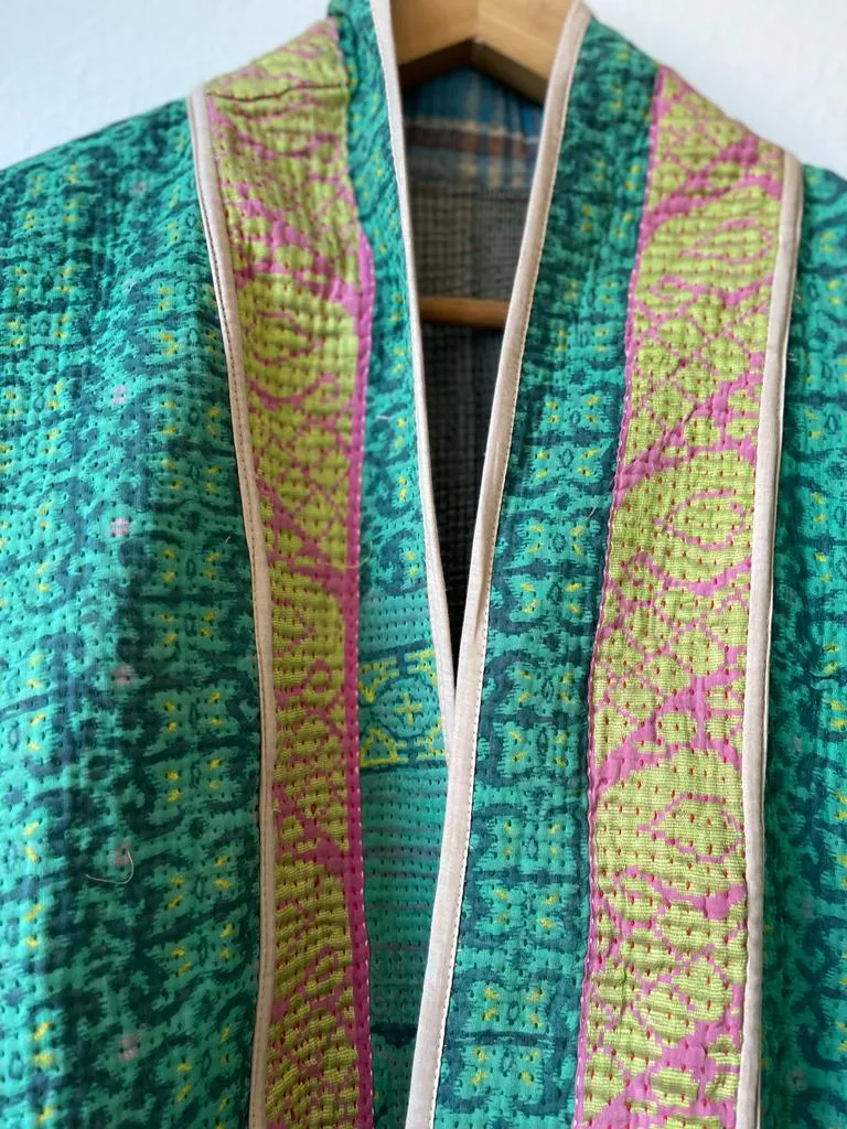 Vintage reversible kimono