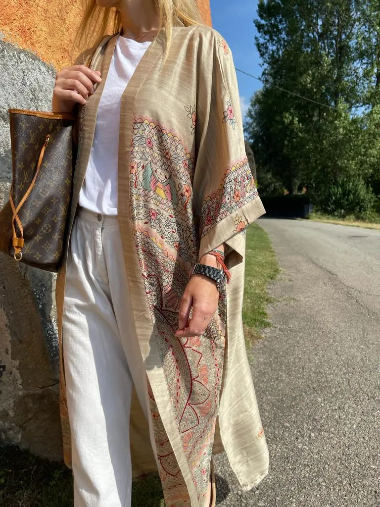 Vintage Silk Kimono