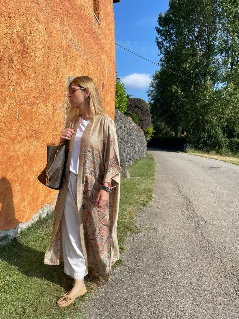Vintage Silk Kimono