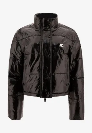 Vinyl Puffer Jacket