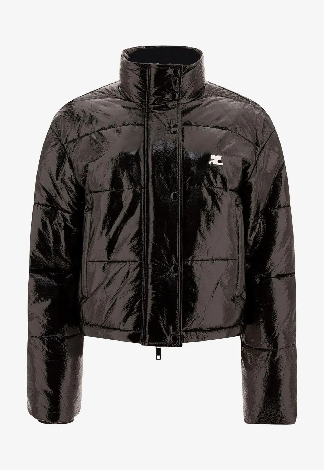 Vinyl Puffer Jacket