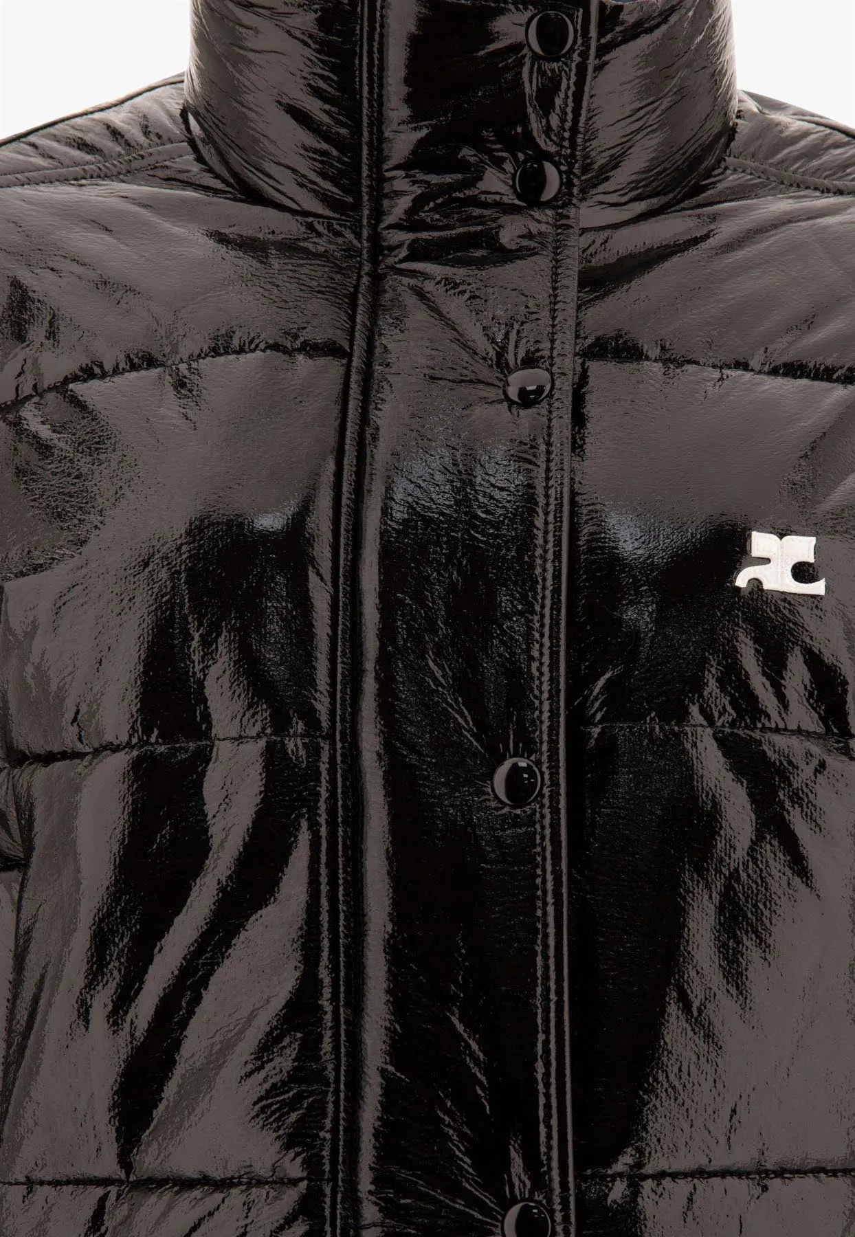 Vinyl Puffer Jacket