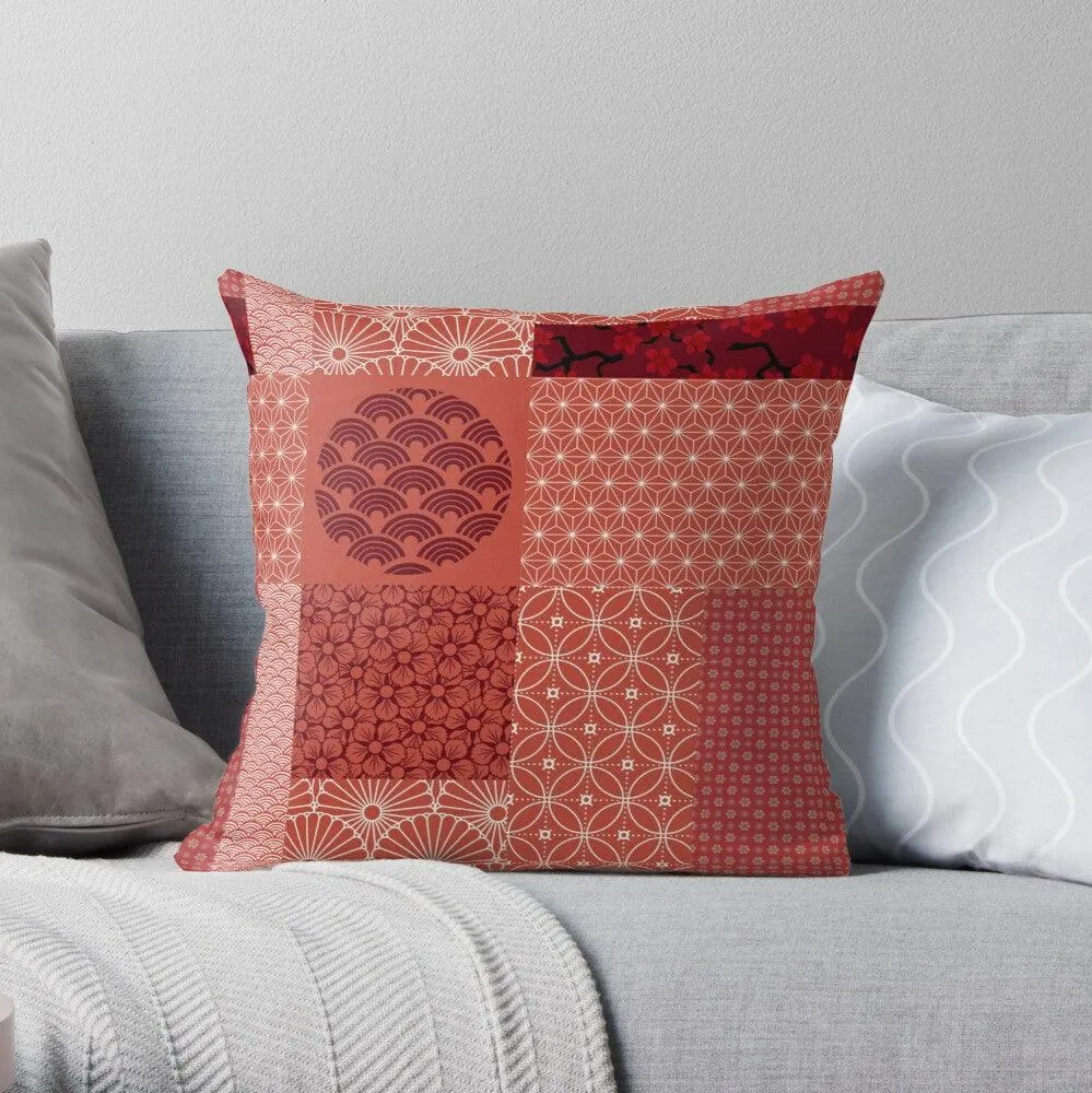 Wagara Kimono Throw Pillow Collection
