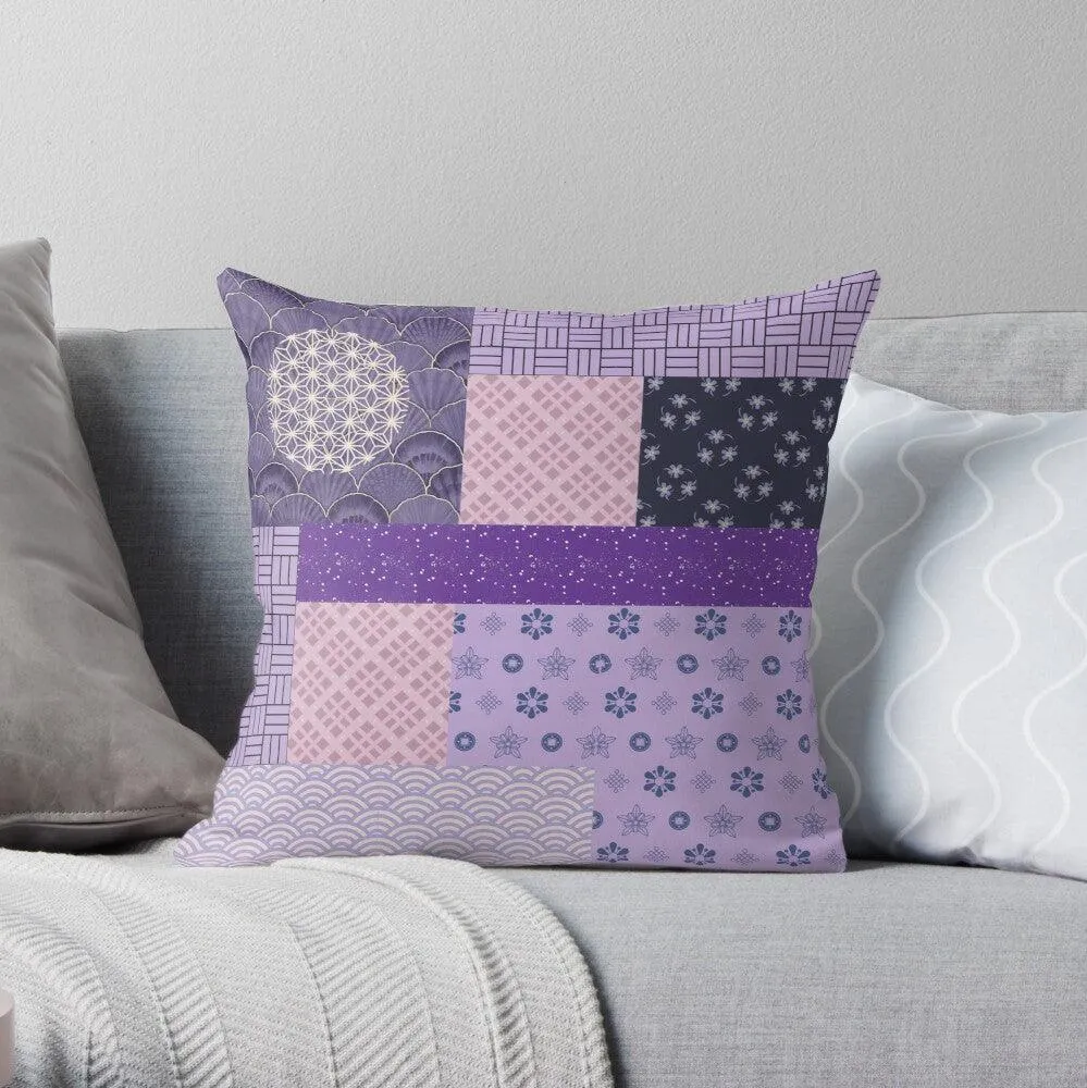 Wagara Kimono Throw Pillow Collection