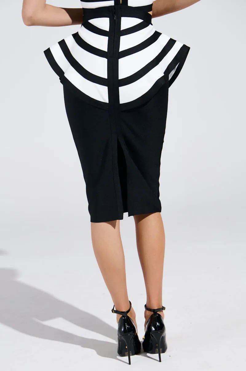 WAITING FOR YOU MIDI SKIRT