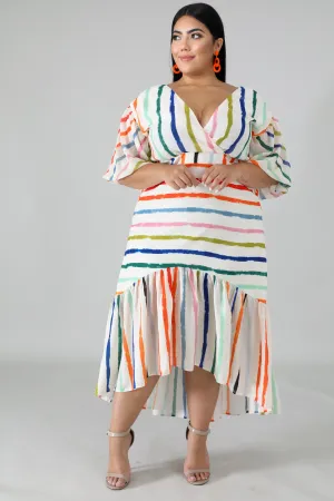 Water Ombre Maxi Dress