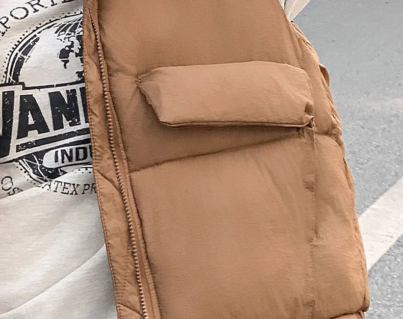 Water-resistant and Windproof Zip-up Quilted Puffer Vest