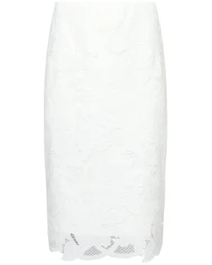 White Eyelet Nala Skirt