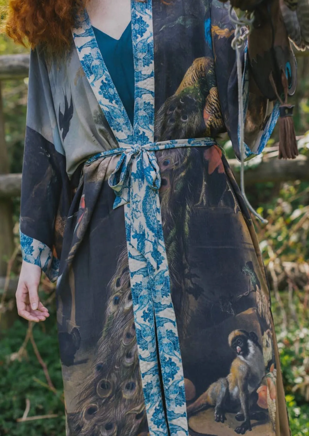 Wild Beauty Peacock Duster Robe