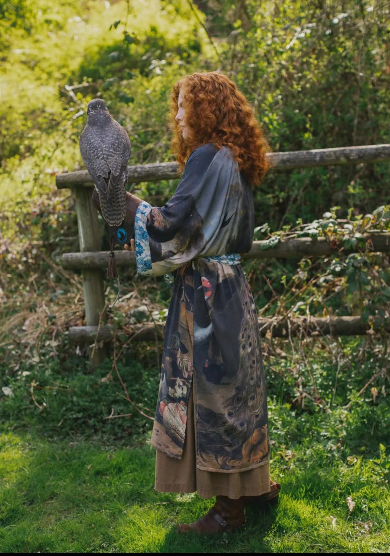 Wild Beauty Peacock Duster Robe