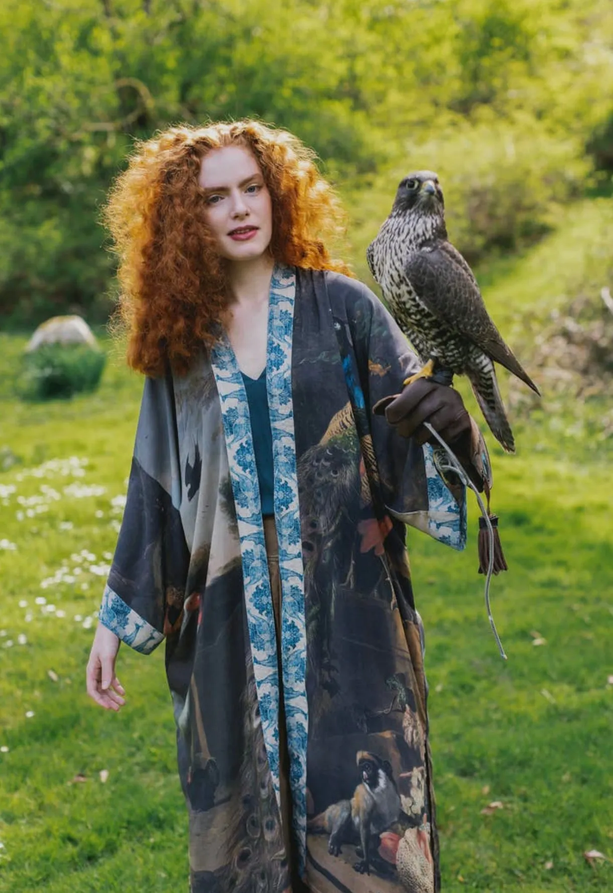 Wild Beauty Peacock Duster Robe