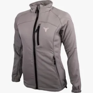 Wildebees Womens Teddy Fleece Plain Puffer Jacket Mist